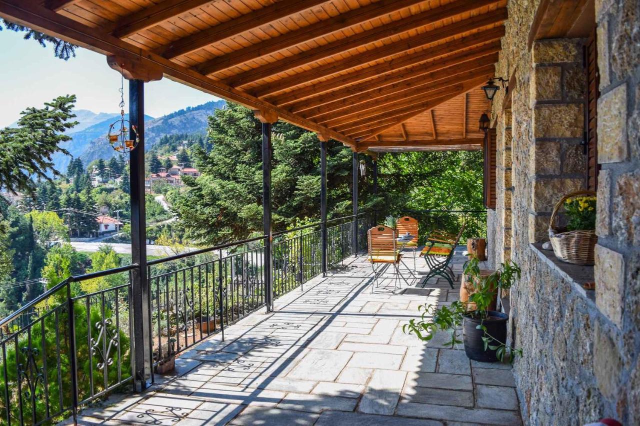 Γήλοφος Villa Ano Trikala Exteriör bild